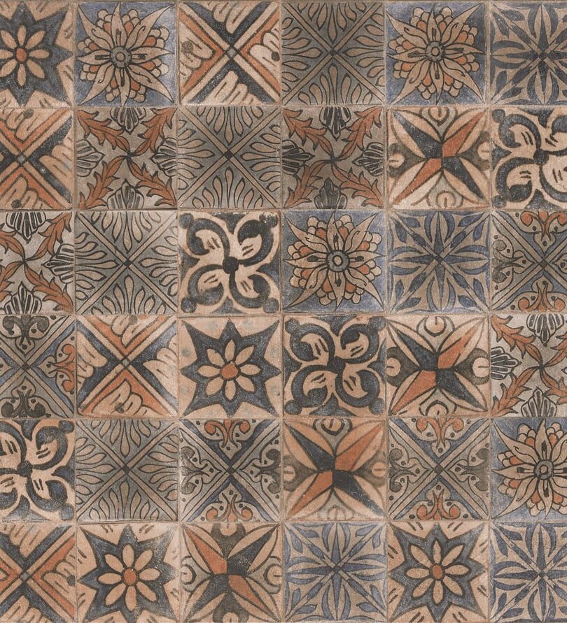 60X60 COTTO-MULTICOLOR FON MAT